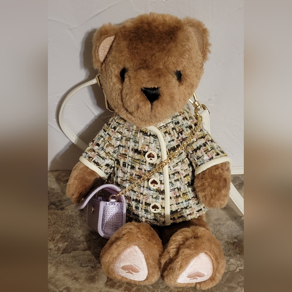 Kate Spade 3d Tweed Teddy Purse